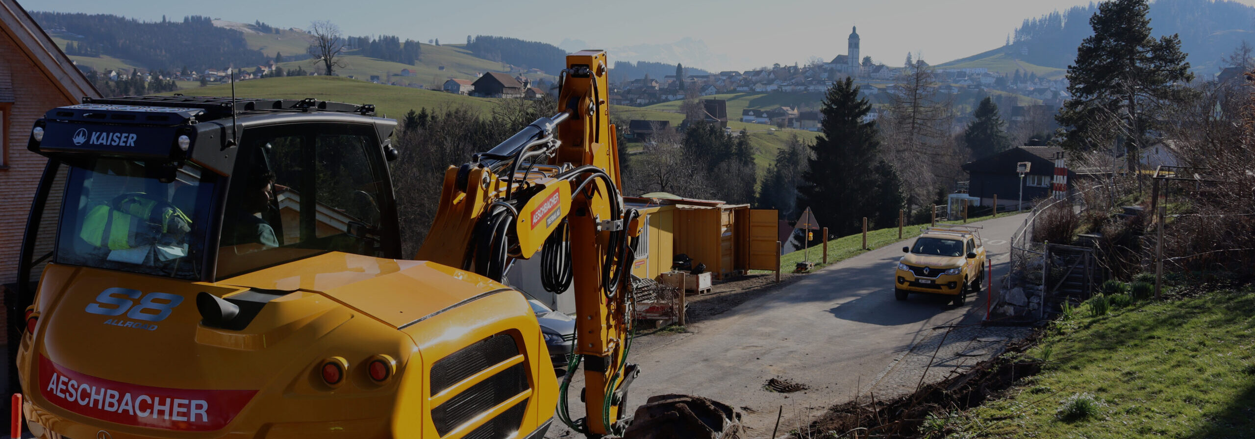 Kaiser S8 Böschung abtragen