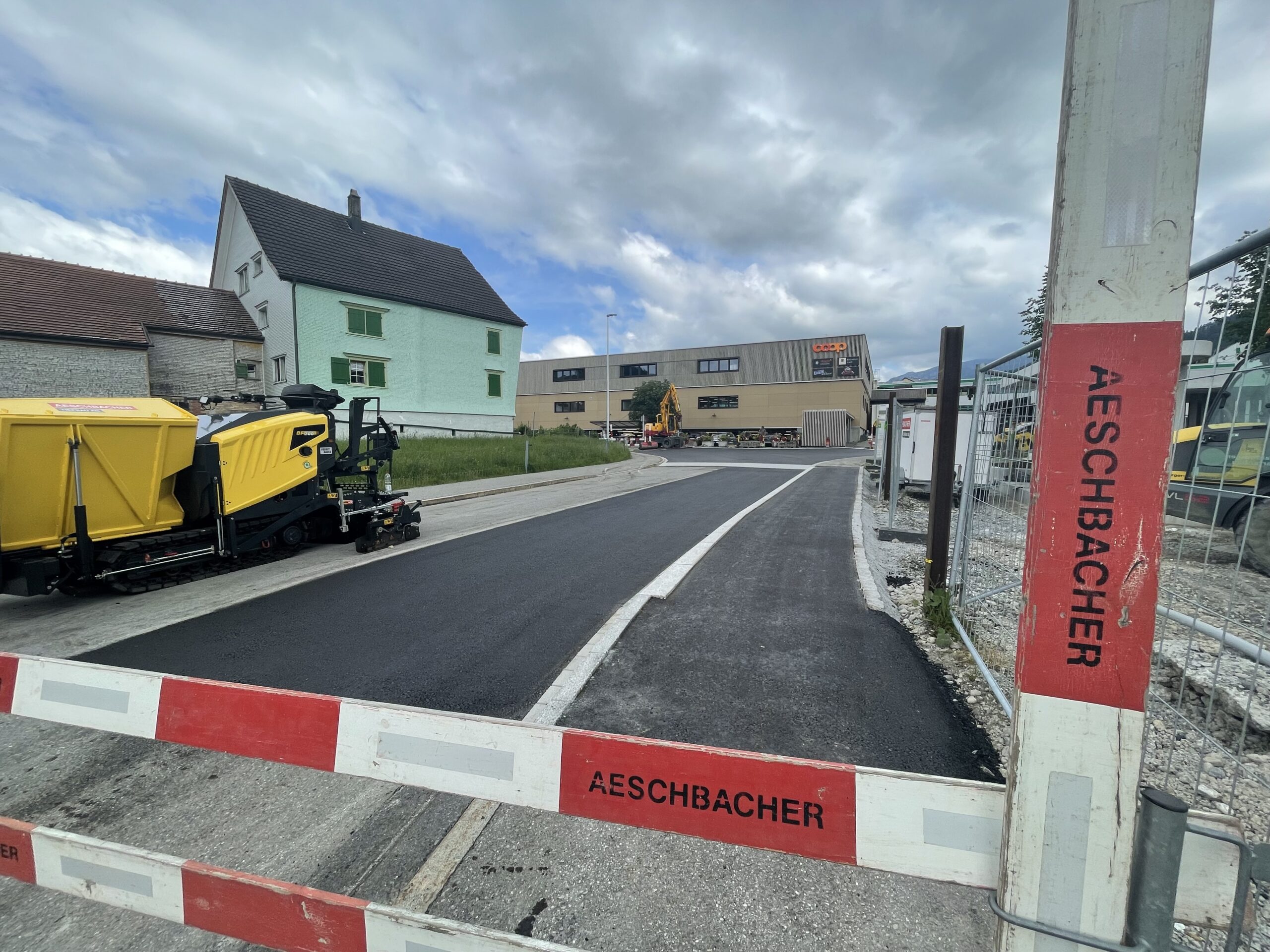 Belagseinbau Bushaltestelle Feldstrasse, Appenzell