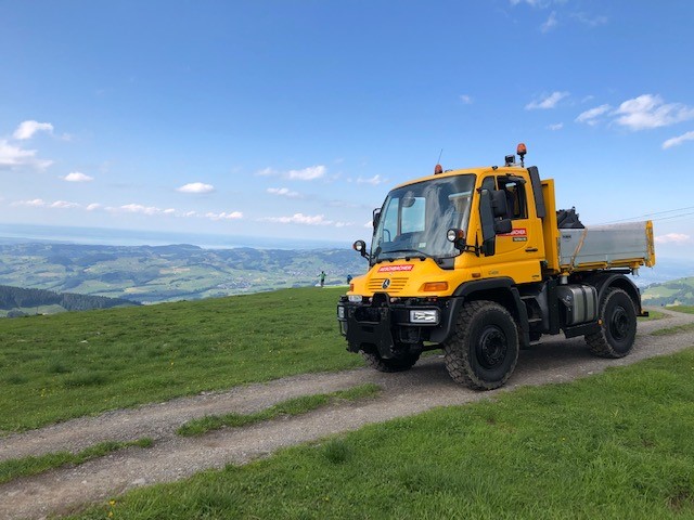 Unimog U400 auf der Ebenalp